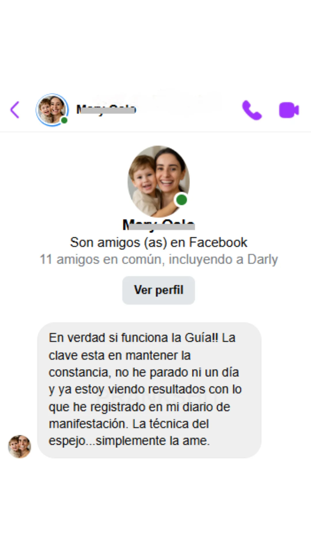 Messenger Madre e hijo